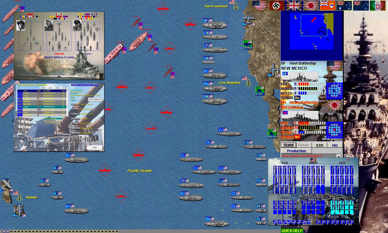 Battleship Game World War 2 screen shot