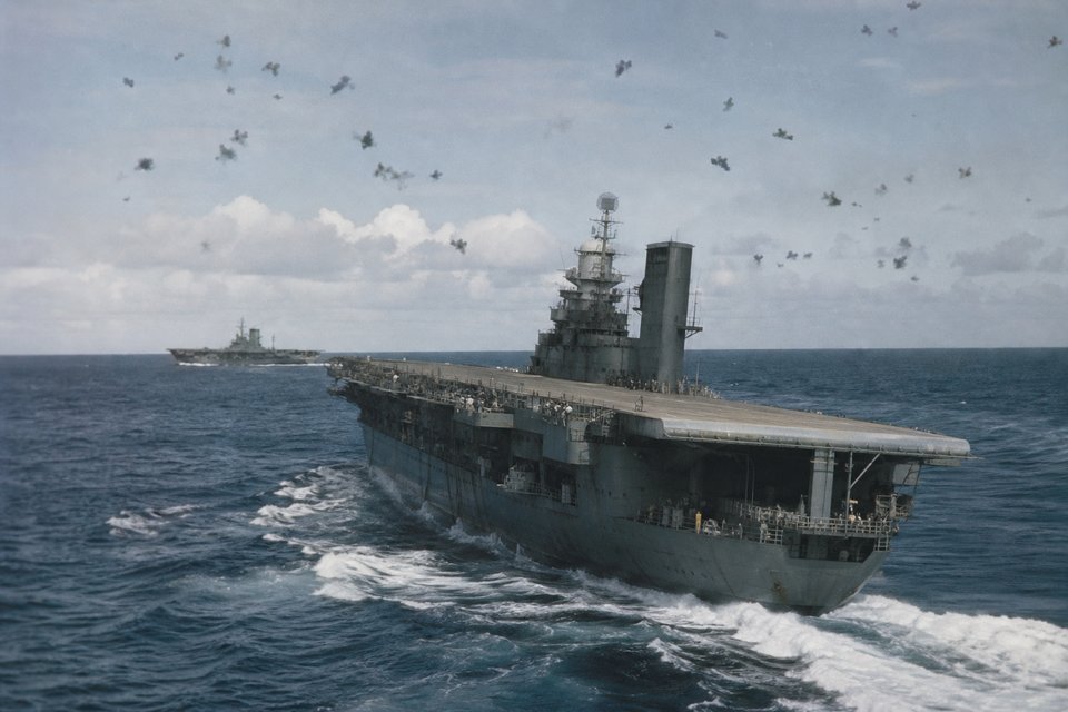 Battle of the Coral Sea, 7-8 May 1942 (AI-generated image)