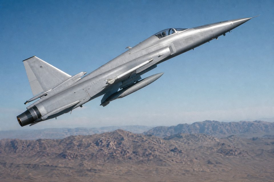 F-20 Tigershark F20 FIGHTER AIRCRAFT; AIRFRAME; AVIONICS; ENGINE (AI-generated image)