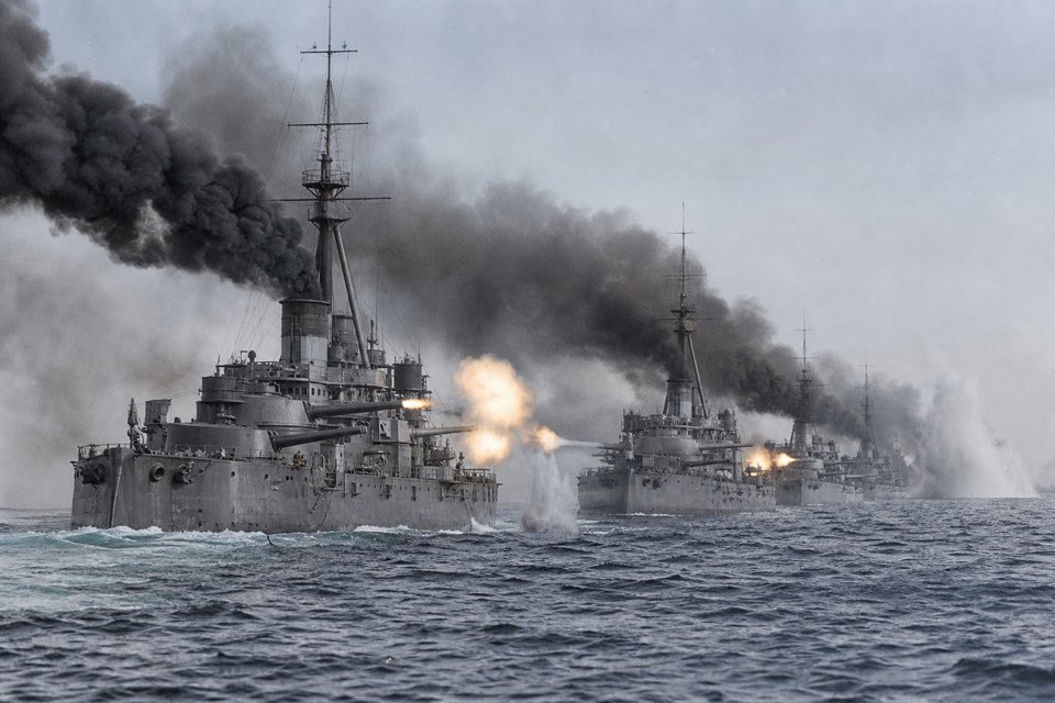 Battle of Jutland (1916): Fleets, Tactics and Losses at Sea (AI-generated image)