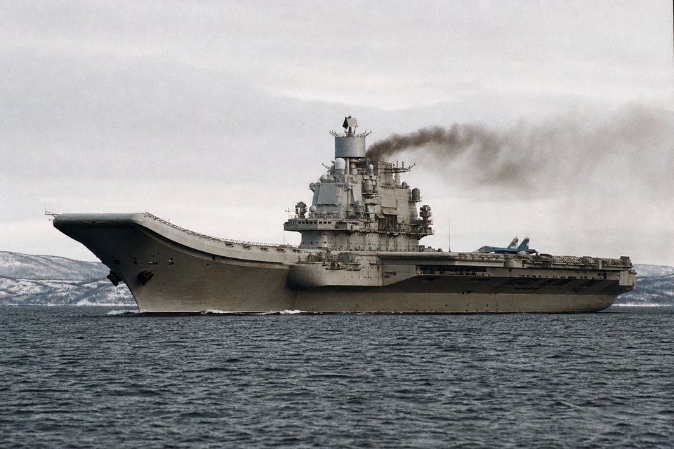 Admiral Kuznetsov Aircraft Carrier (AI-generated image)