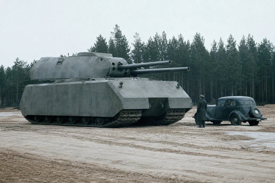 Panzerkampfwagen VIII Maus: Weight, Size and the Story of the Biggest Tank Ever Built (AI-generated image)