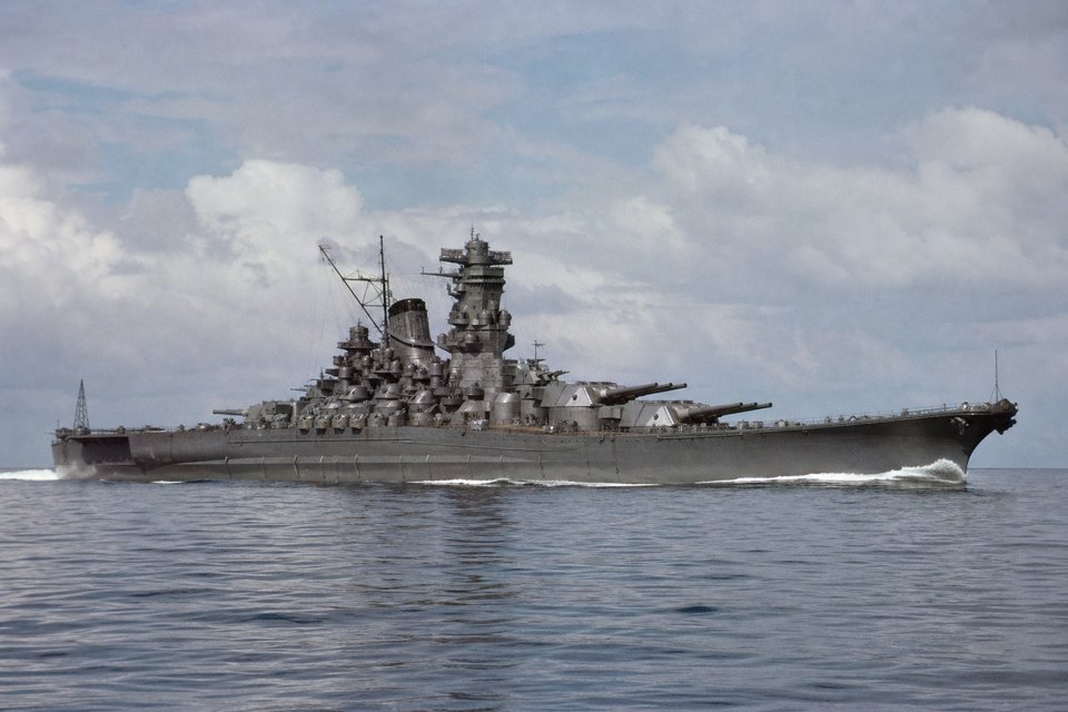 Battleship Musashi: Yamato-Class Super-Battleship (AI-generated image)