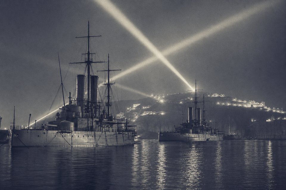 Battle of Port Arthur (1904) (AI-generated image)
