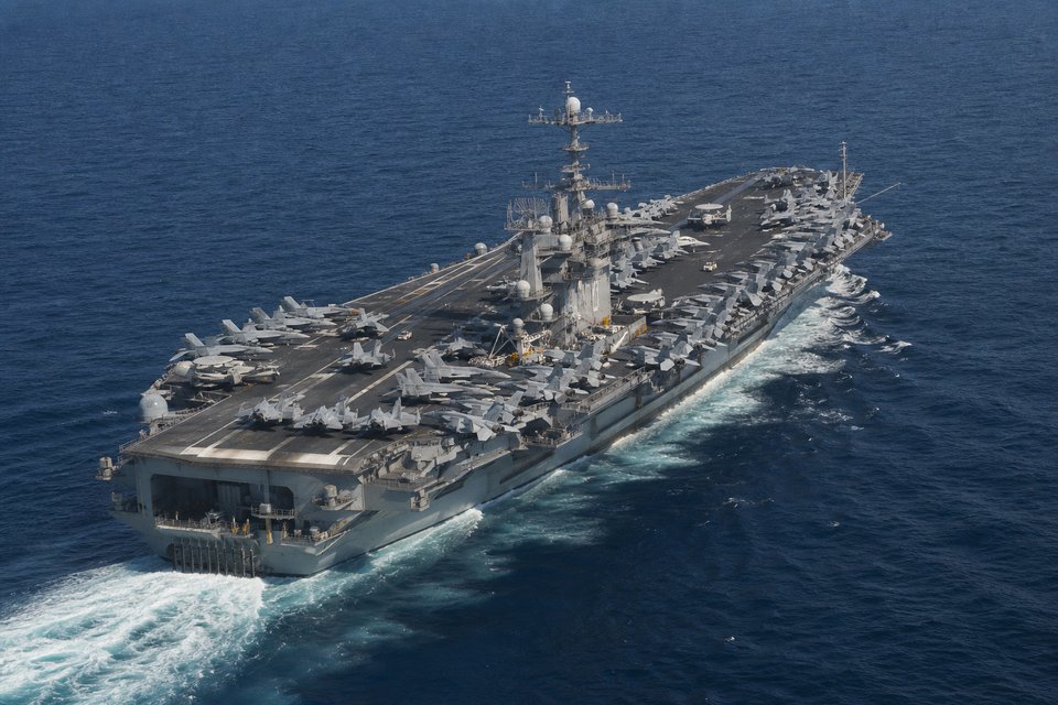 USS Ronald Reagan (CVN-76) (AI-generated image)