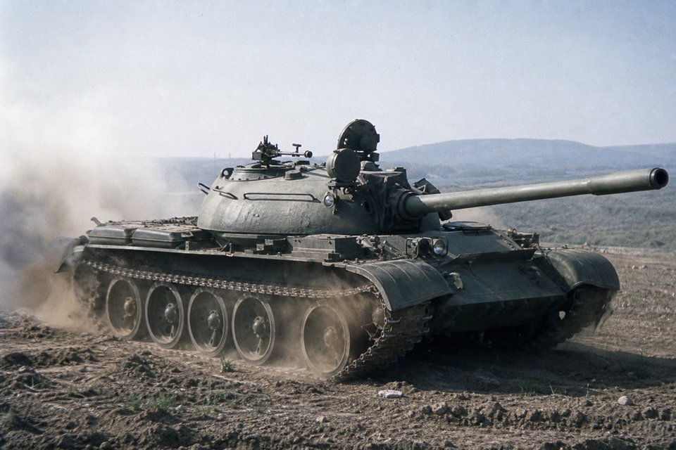The T-55 Tank: Variants, Modernized T-55AM Upgrades and Combat History (AI-generated image)