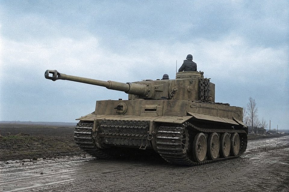 Tiger I: Germany's WW2 Heavy Tank and Its 8.8 cm Gun (AI-generated image)