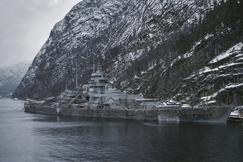 Battleship Tirpitz: Germany's Largest Warship in World War 2 (AI-generated image)