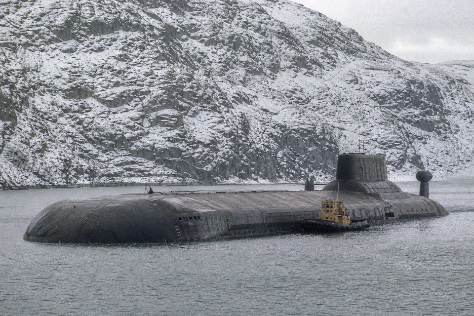 The Typhoon Class Submarine: Russia's Largest Submarine Ever Built by Size (AI-generated image)
